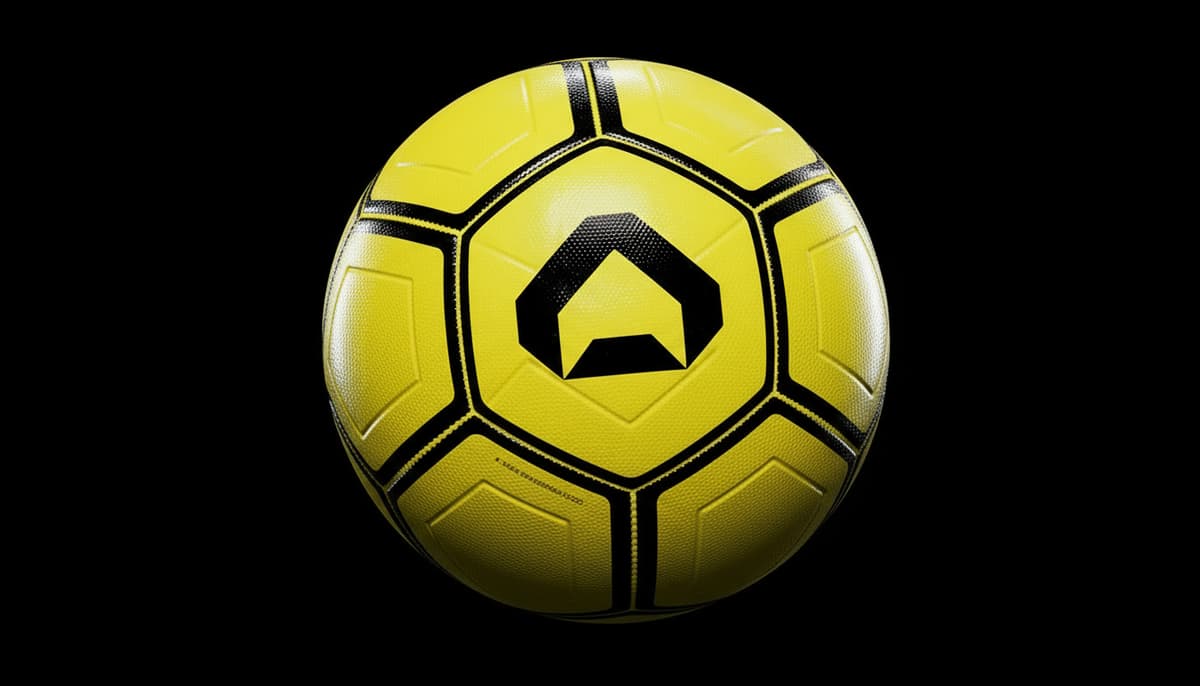 Arena Two yellow football close-up